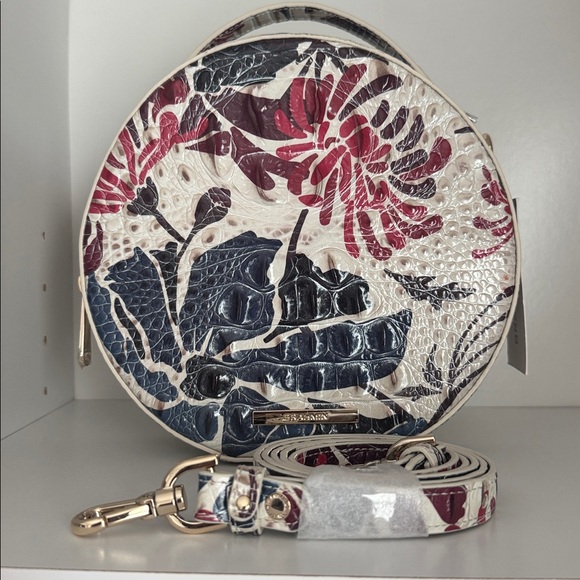 Brahmin NWT Lane Extravaganza Melbourne Crossbody Genuine Leather & Dust Bag - Picture 10 of 10